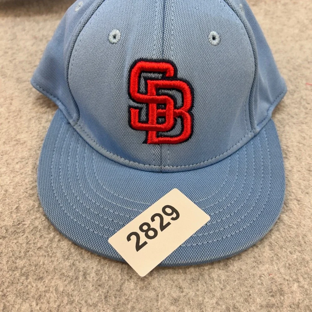 SB Logo Kids Light Blue OC Sports Baseball Cap Proflex Team Green XS/S